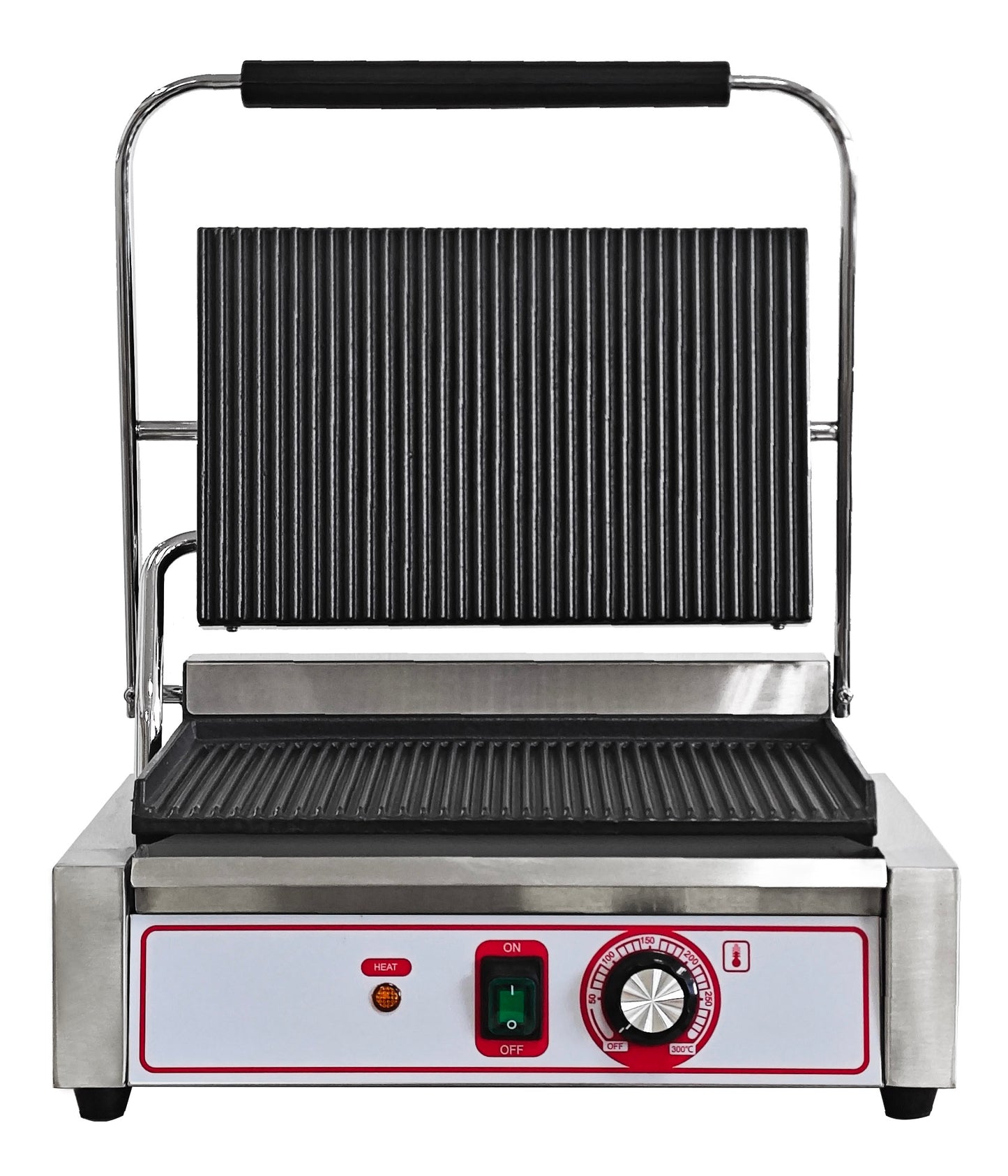 Electric Commercial Panini Grill & Sandwich Maker – Heavy Duty Press