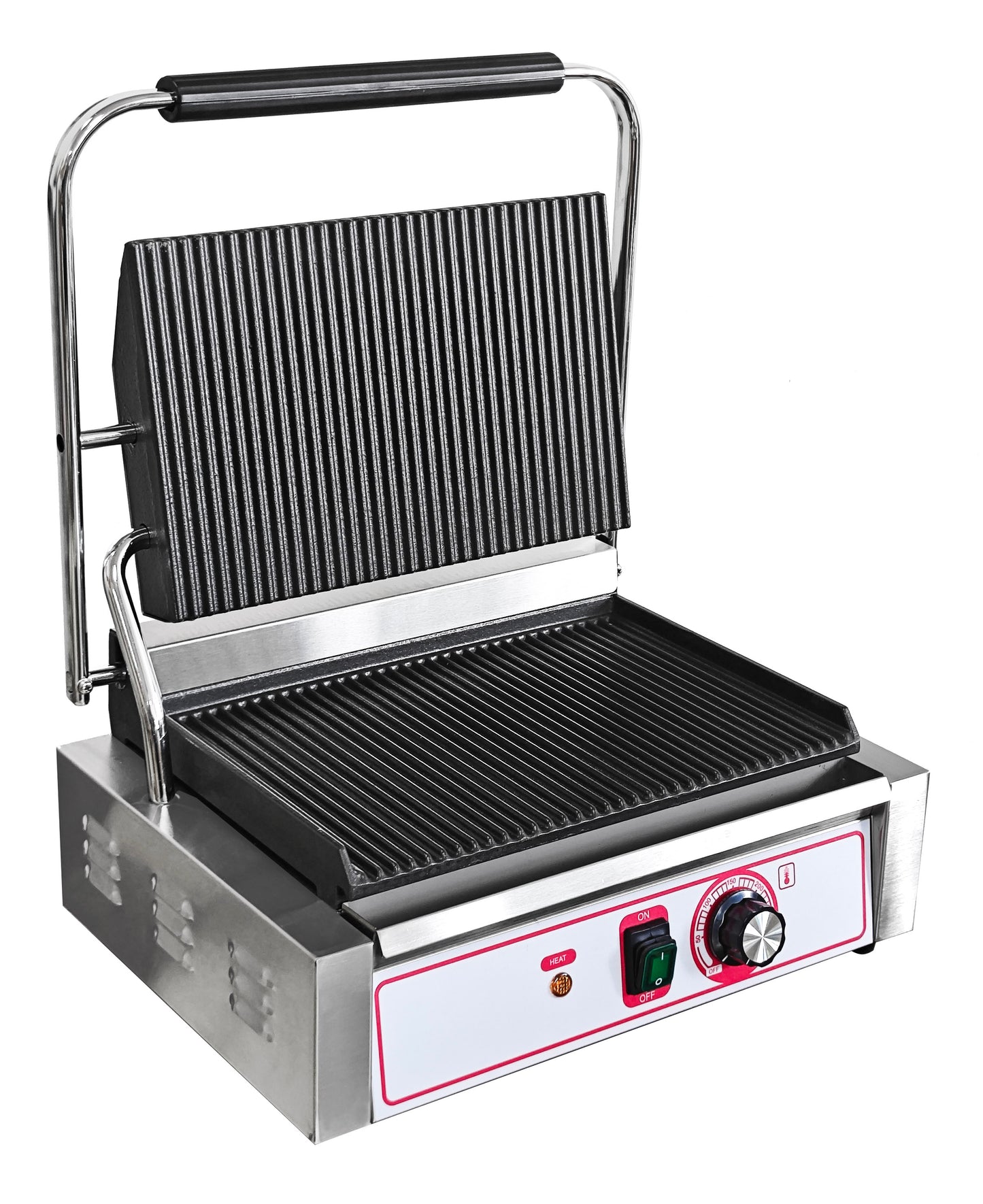 Electric Commercial Panini Grill & Sandwich Maker – Heavy Duty Press