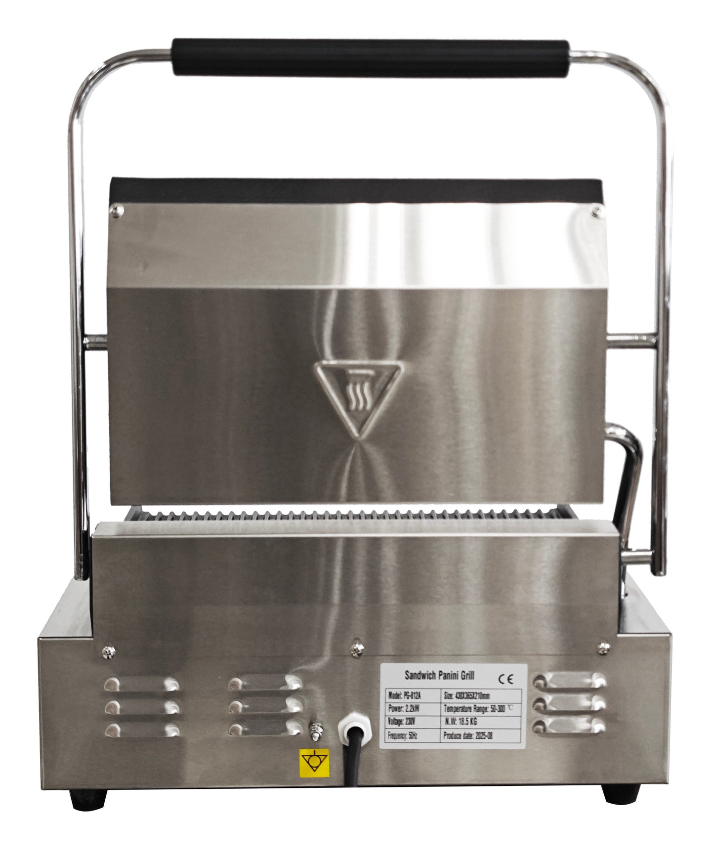 Electric Commercial Panini Grill & Sandwich Maker – Heavy Duty Press