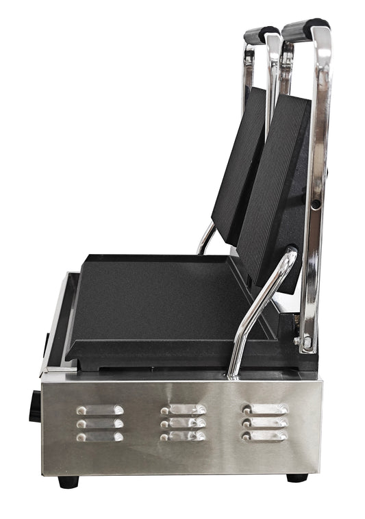 Commercial Double Contact Panini & Toastie Grill – Heavy Duty Baguette Press Machine