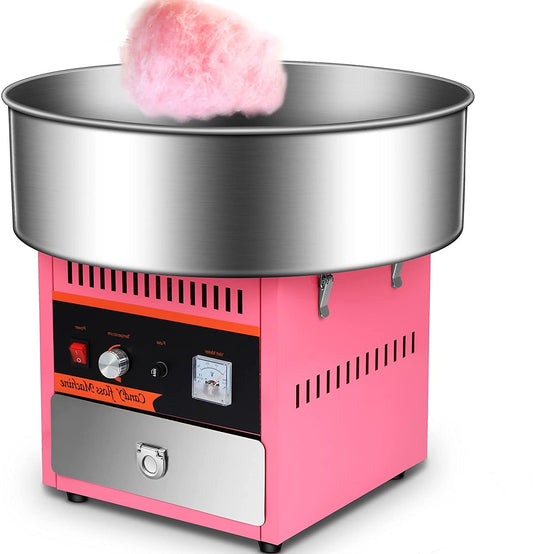 Commercial Cotton Candy Maker Machine – Stainless Steel Candy Floss Bowl (Brand New)