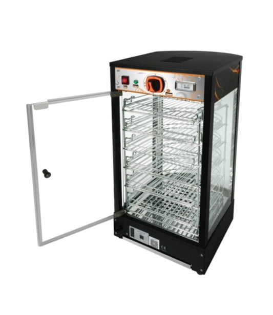 Commercial Countertop Heated Food Display Warmer Cabinet for Pizza, Pies & Snacks – Hot Sale