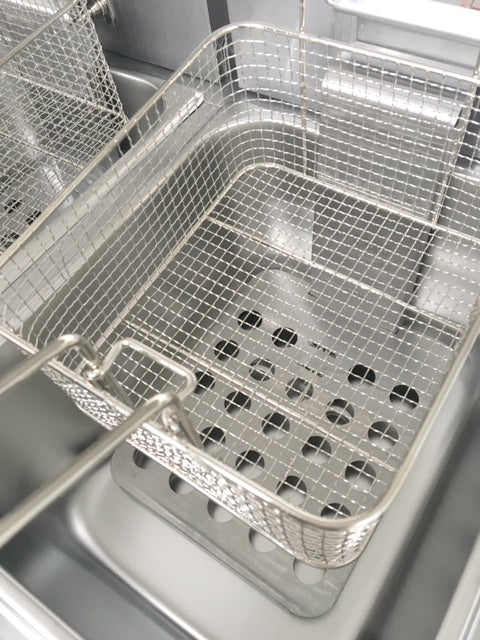 Hot Sale! Commercial Double Tank Electric Deep Fat Chip Fryer – Stainless Steel