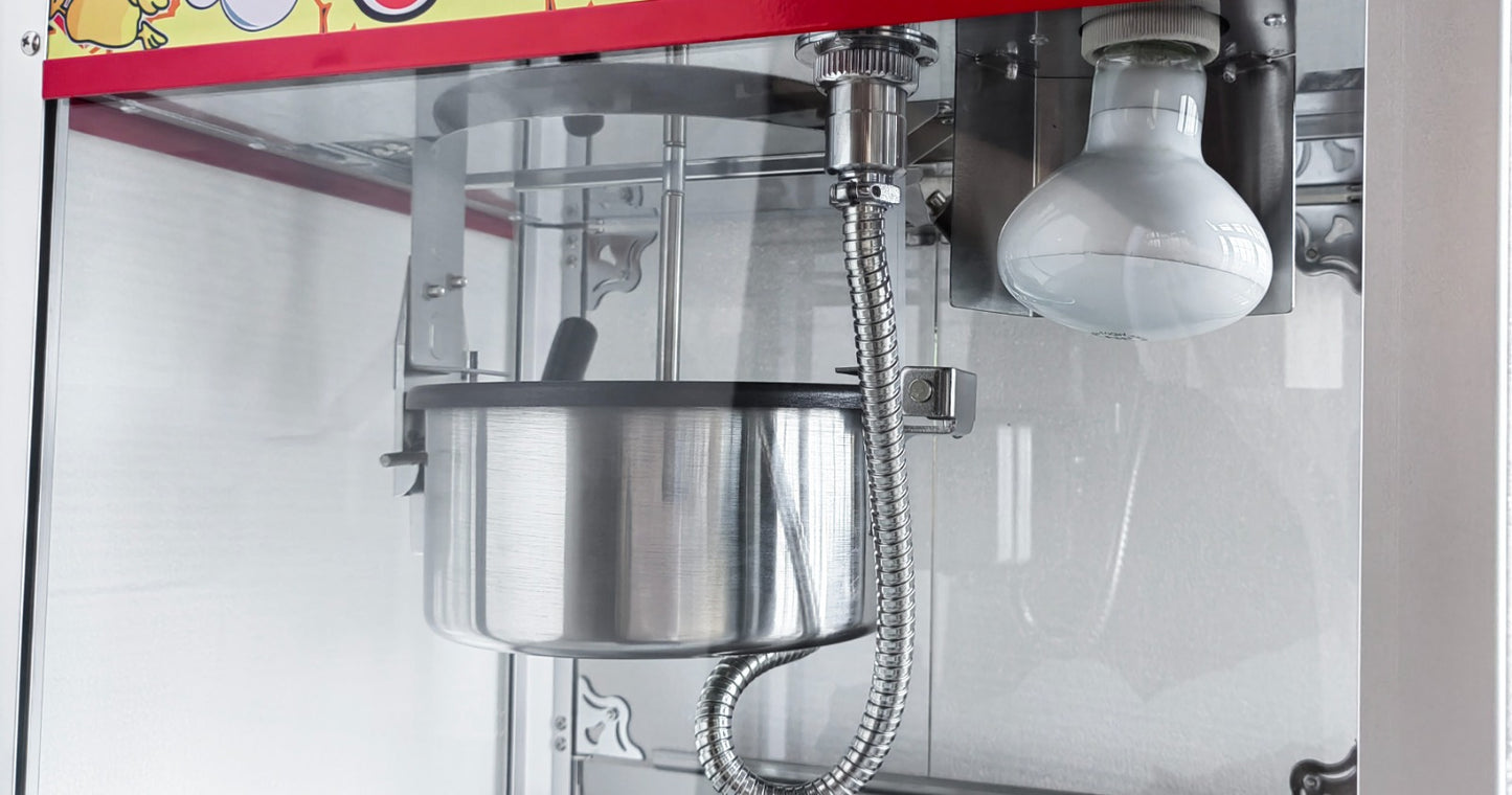 Large Commercial Electric Deluxe Popcorn Popper Maker Machine 8oz