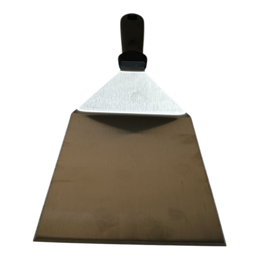 BBQ Grill Spatula with Angled Handle and Rigid Blade