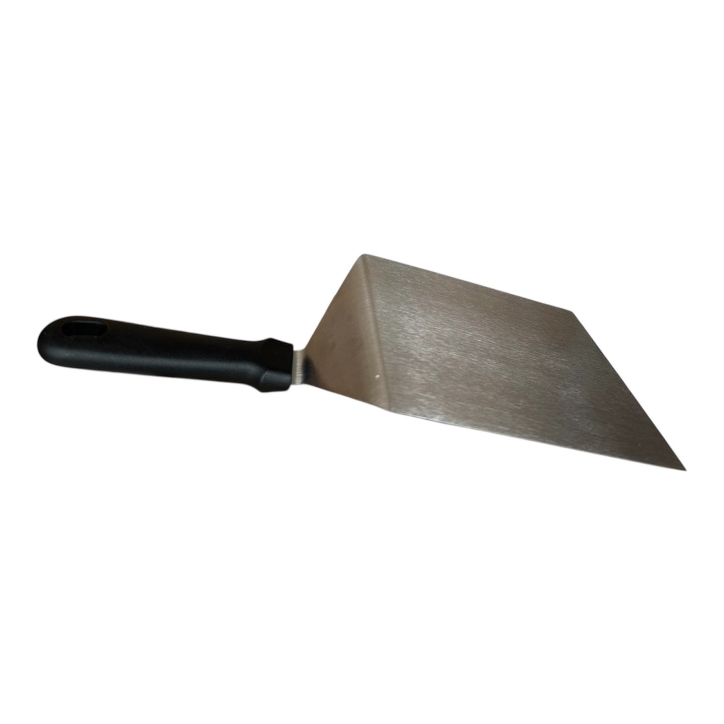 BBQ Grill Spatula with Angled Handle and Rigid Blade