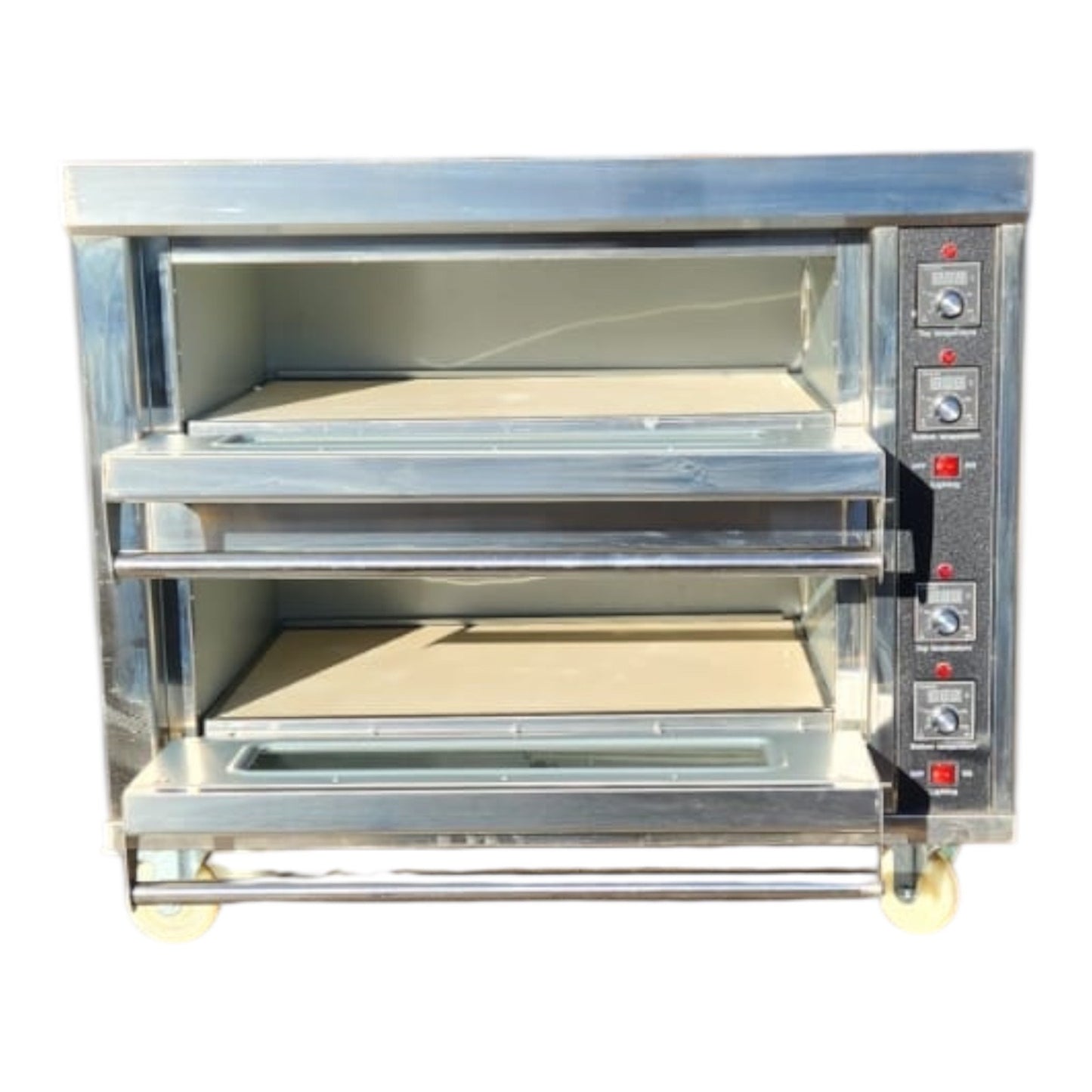Electric Heavy Duty Commercial Pizza Baking Oven - 2 Deck (Single Phase)