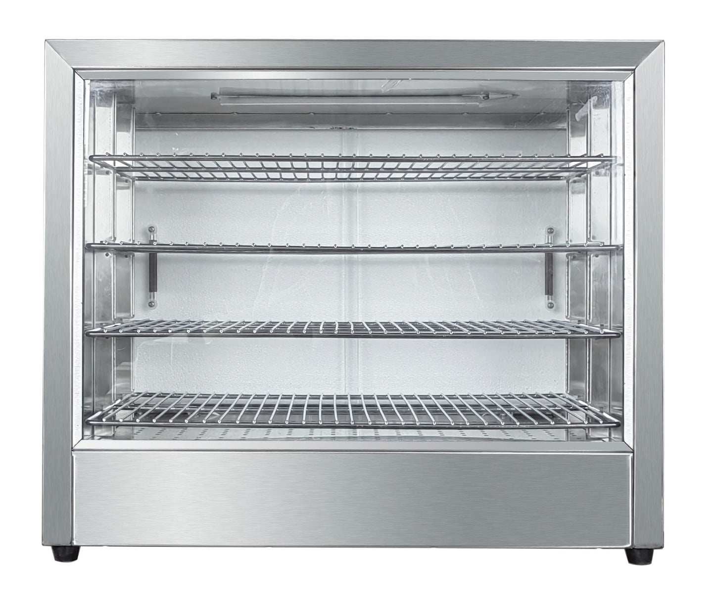 Commercial 4-Tier Countertop Food Display Cabinet – Pizza, Pastry & Snack Warmer