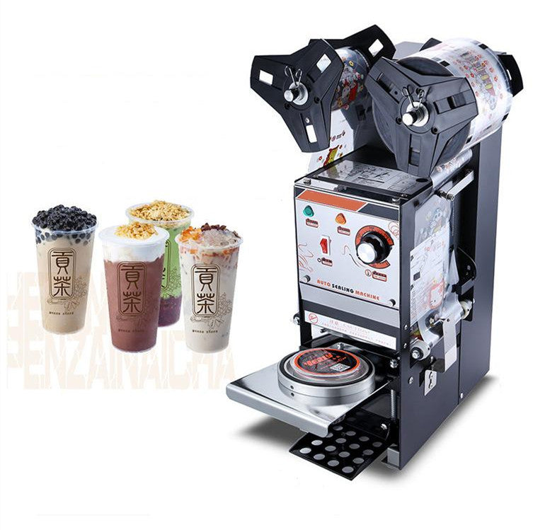 Electric Semi-Automatic Cup Sealing Machine – Bubble Tea, Fruit Juice & Beverage Sealer