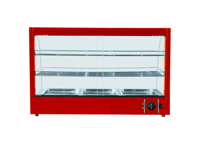 Commercial Heated Food Display Showcase – Super Size Countertop Pie, Pastry & Snack Warmer