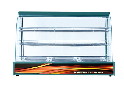 Super Size Heated Food Display Cabinet – Commercial Pie Warmer Showcase