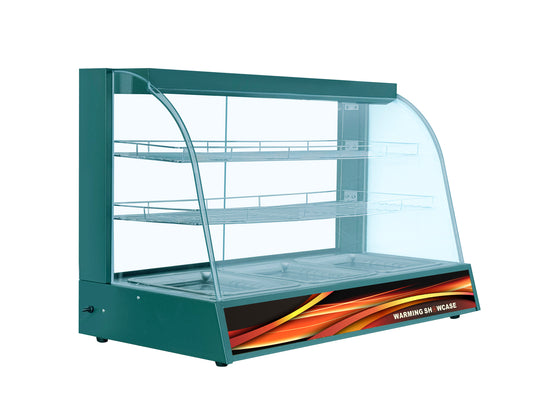 Super Size Heated Food Display Cabinet – Commercial Pie Warmer Showcase