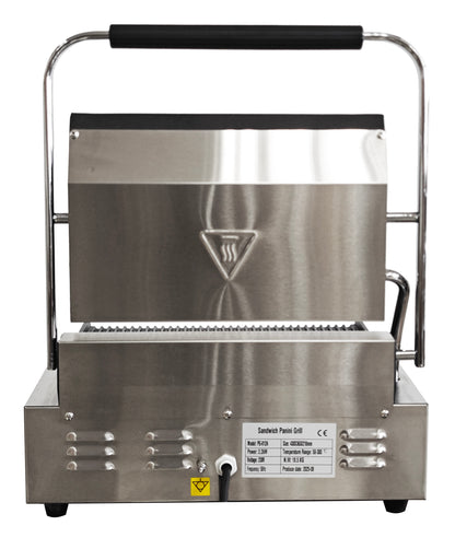 Electric Commercial Panini Grill & Sandwich Maker – Heavy Duty Press