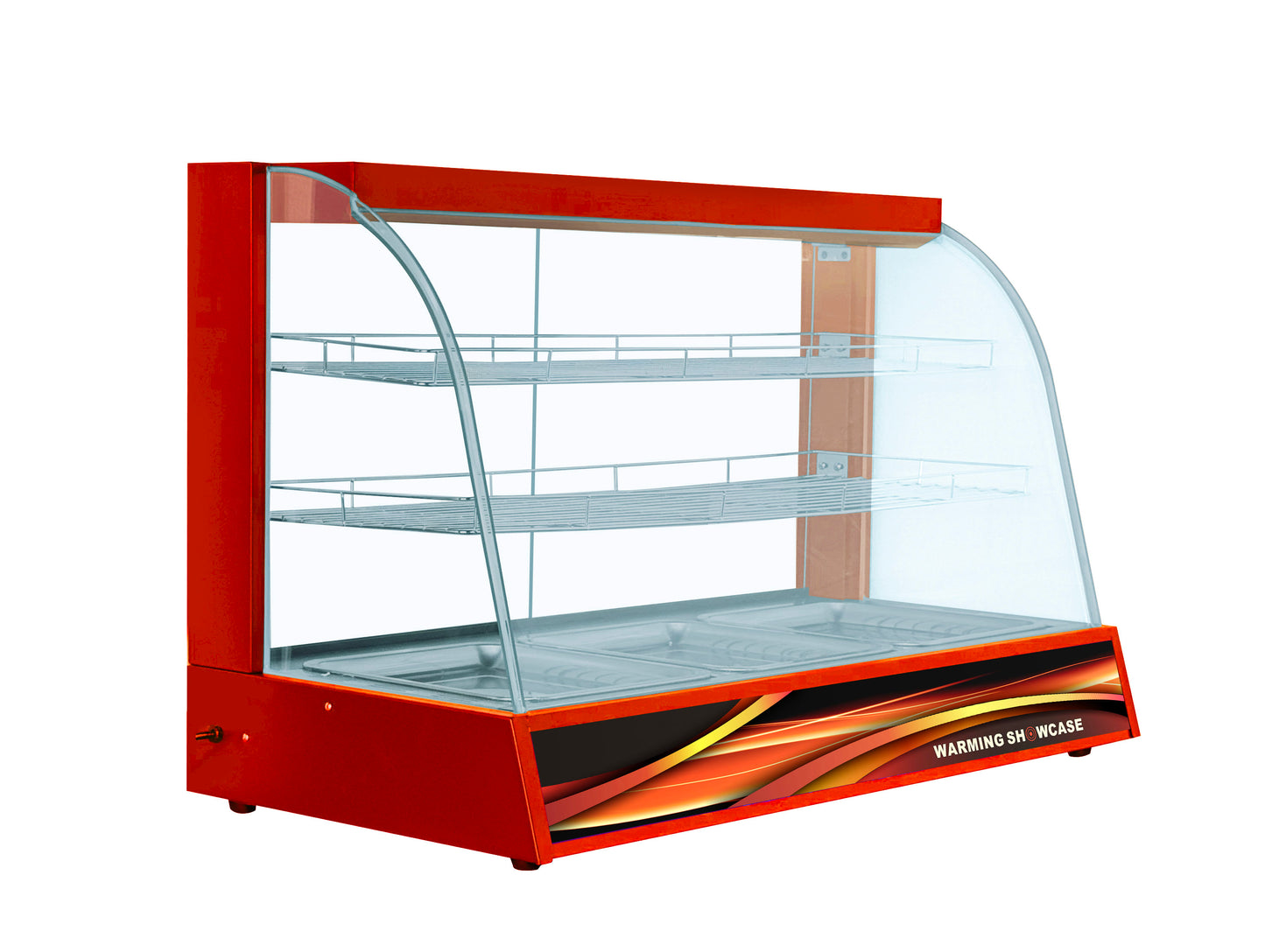 Commercial Heated Food Display Showcase – Super Size Countertop Pie, Pastry & Snack Warmer