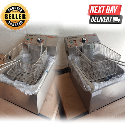 Commercial Single Tank Electric Deep Fat Fryer – Professional Chip Fryer