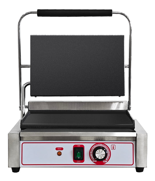 Commercial Single Panini Press Grill – Large Toastie & Sandwich Maker (Heavy Duty)