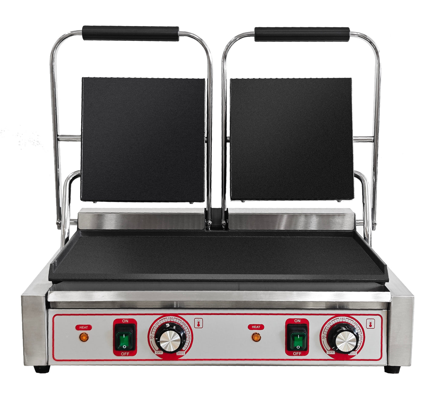 Commercial Double Panini & Toastie Contact Grill – Heavy-Duty Press