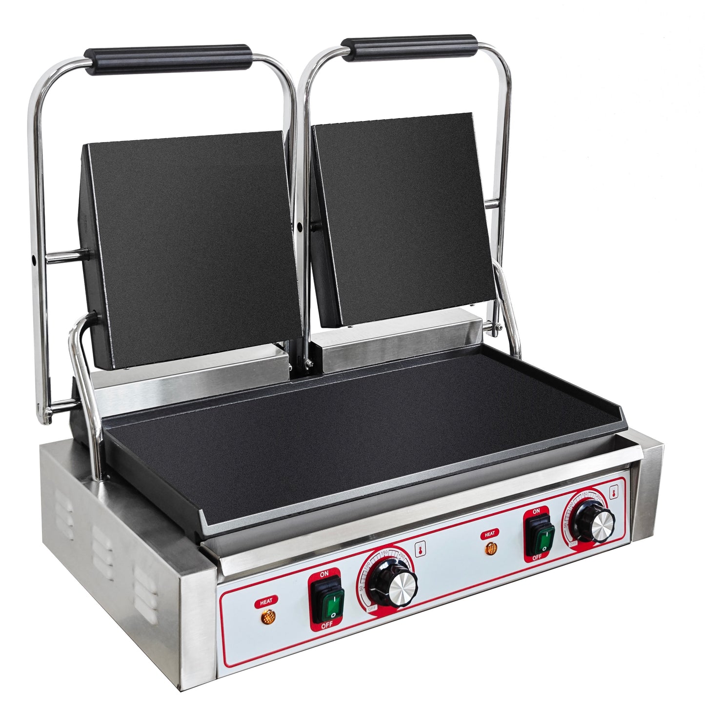 Commercial Double Panini & Toastie Contact Grill – Heavy-Duty Press