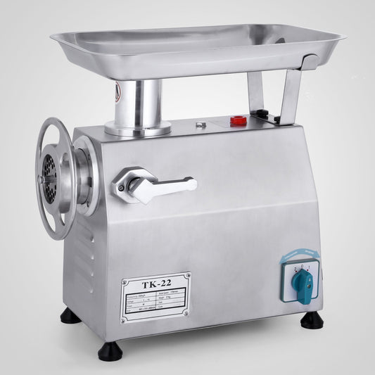 Heavy Duty Commercial Electric Meat Grinder – Stainless Steel Mincer TK-22