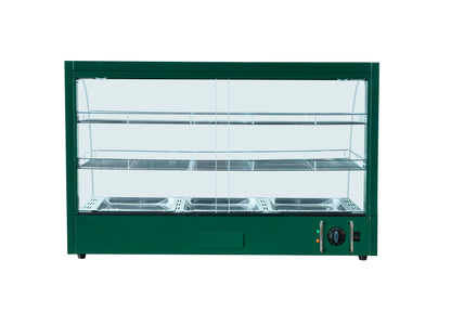 Super Size Heated Food Display Cabinet – Commercial Pie Warmer Showcase
