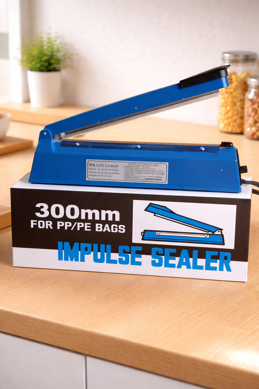 Heavy Duty 300mm Impulse Heat Sealer – Plastic Bag & Film Sealing Machine