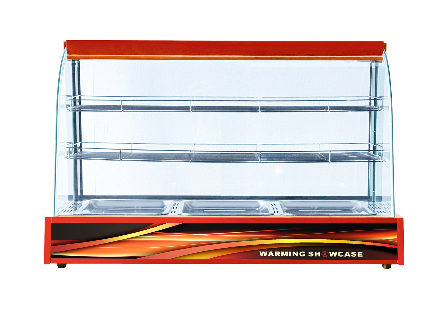 Commercial Heated Food Display Showcase – Super Size Countertop Pie, Pastry & Snack Warmer