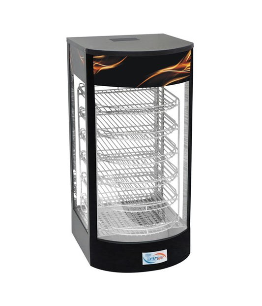 Commercial Countertop Heated Food Display Warmer Cabinet for Pizza, Pies & Snacks – Hot Sale