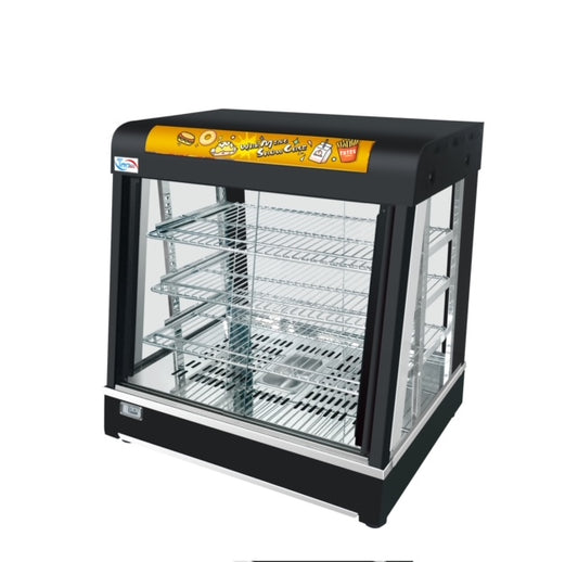 Commercial Countertop Heated Food Display Cabinet – Best Seller Pie & Snack Warmer with Lamps