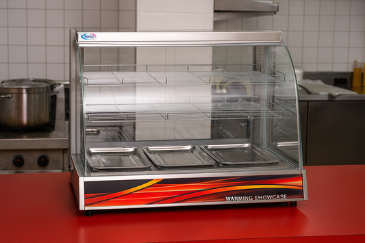Super Size Commercial Countertop Heated Food Display Cabinet – Pie & Pastry Warmer