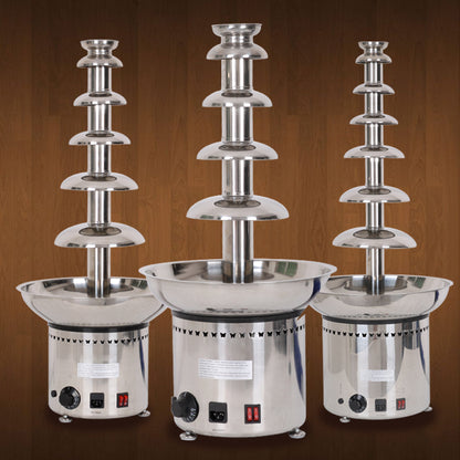 Grand 6-Tier Chocolate Fountain for Weddings, Parties & Events