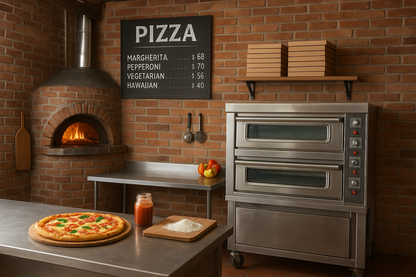 Electric Heavy Duty Commercial Pizza Baking Oven - 2 Deck (Single Phase)