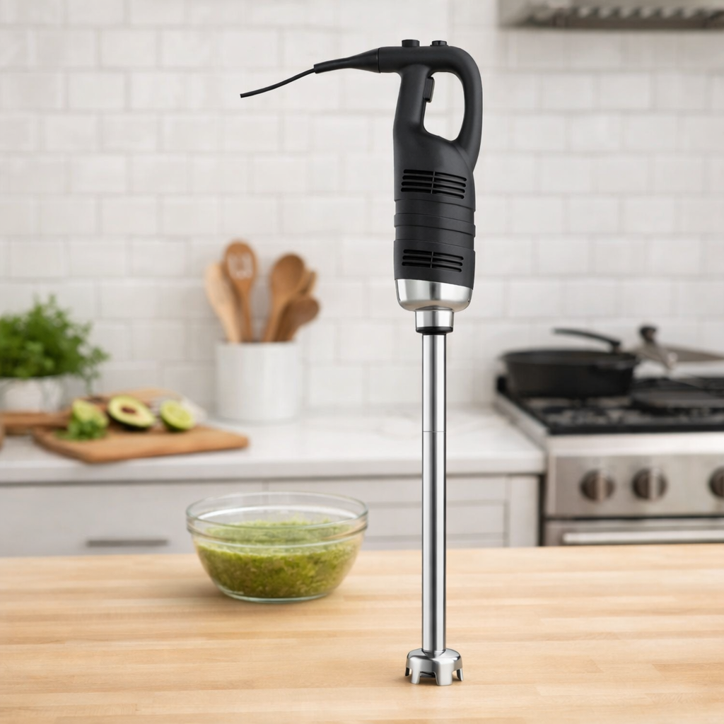 Commercial Handheld Immersion Stick Blender – 500mm Shaft, 750W Powerful Motor, 90cm Height