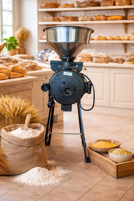 Electric Grain Mill Grinder – Dry Grinder Machine for Corn, Wheat, Cereal & Animal Feed