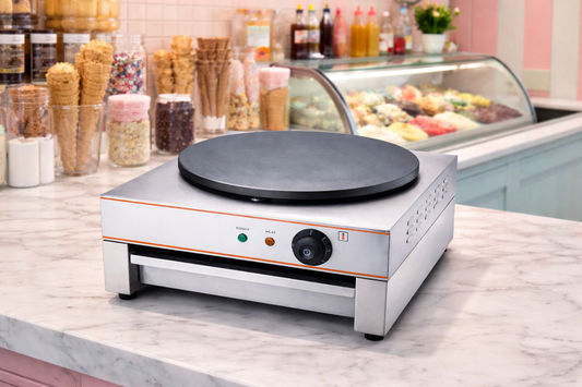 Commercial Electric Flatbread & Crepe Maker – Crepes, Pancakes, Paratha, Naan, Roti, Tortilla