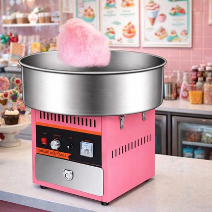 Commercial Cotton Candy Maker Machine – Stainless Steel Candy Floss Bowl (Brand New)