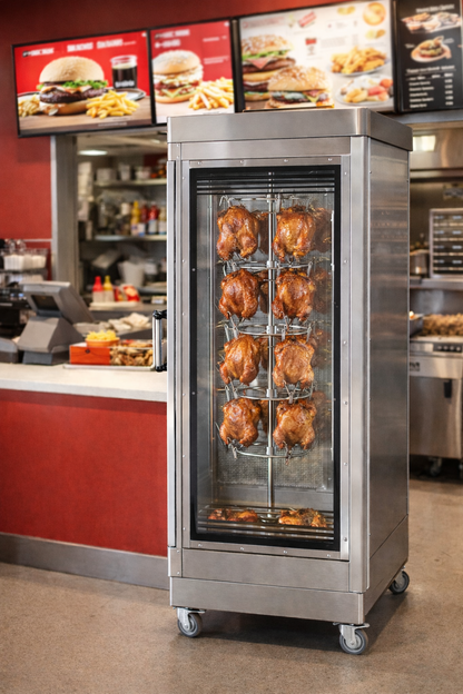 Electric Commercial Chicken Rotisserie Machine – Heavy-Duty Rotary Oven for Kitchens