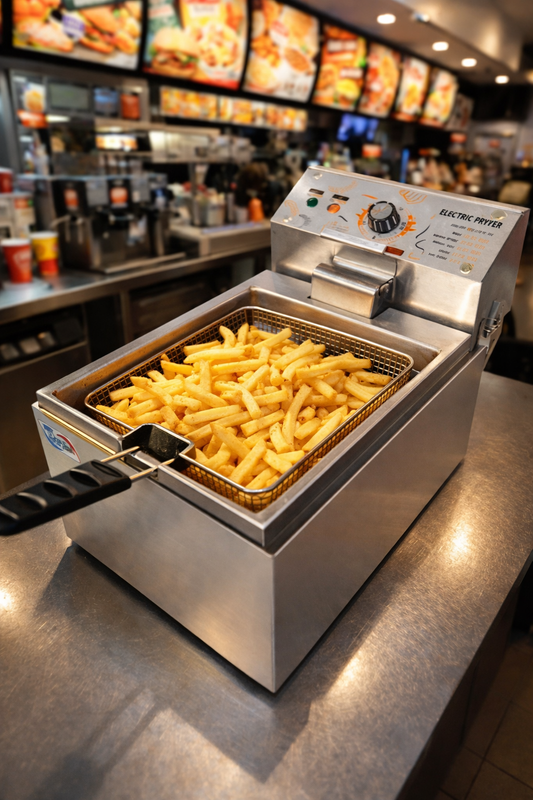 Commercial Single Tank Electric Deep Fat Fryer – Professional Chip Fryer