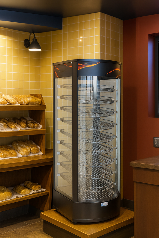 Commercial Electric Heated Food Display Cabinet – Pizza, Pie & Pastry Warmer