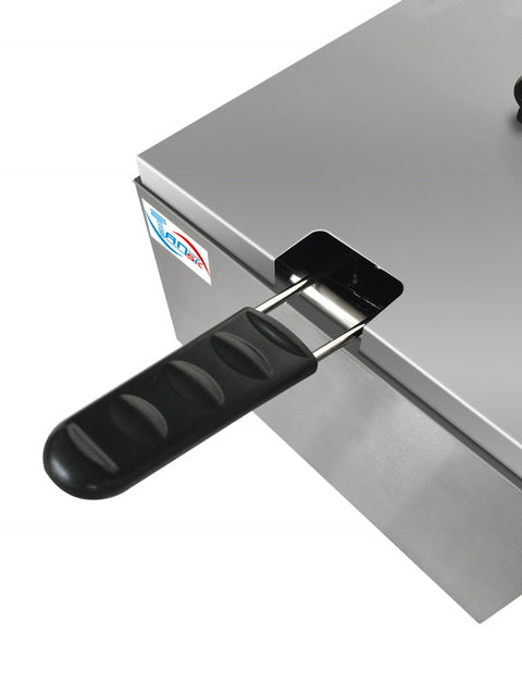 Hot Sale! Commercial Double Tank Electric Deep Fat Chip Fryer – Stainless Steel