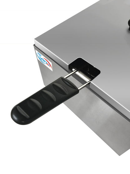 Hot Sale! Commercial Double Tank Electric Deep Fat Chip Fryer – Stainless Steel