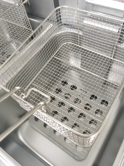 Hot Sale! Commercial Double Tank Electric Deep Fat Chip Fryer – Stainless Steel