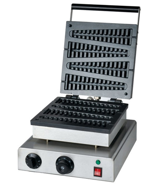 Commercial Heavy Duty Lolly Waffle Maker – Stick-Shaped Waffles
