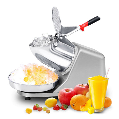 Commercial Electric Ice Crusher Machine – Snow Cone Maker & Ice Shaver