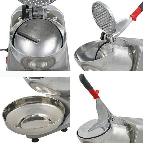 Commercial Electric Ice Crusher Machine – Snow Cone Maker & Ice Shaver