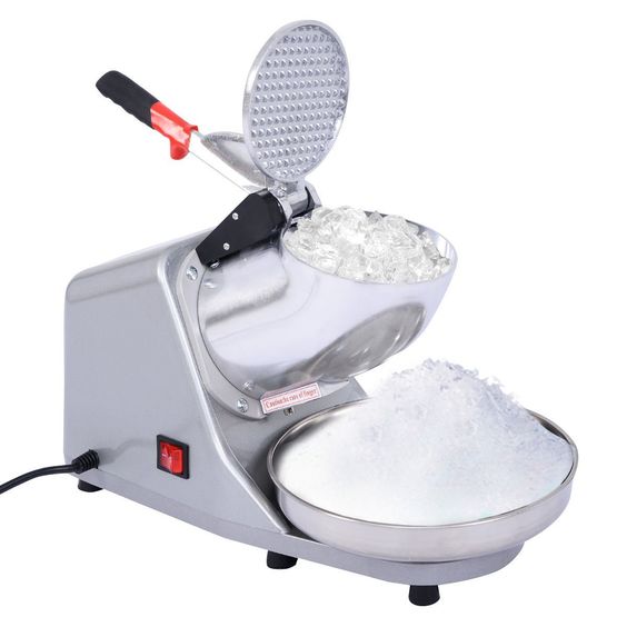 Commercial Electric Ice Crusher Machine – Snow Cone Maker & Ice Shaver