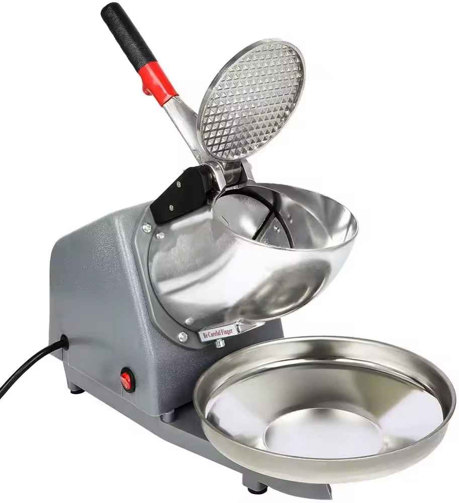 Commercial Electric Ice Crusher Machine – Snow Cone Maker & Ice Shaver