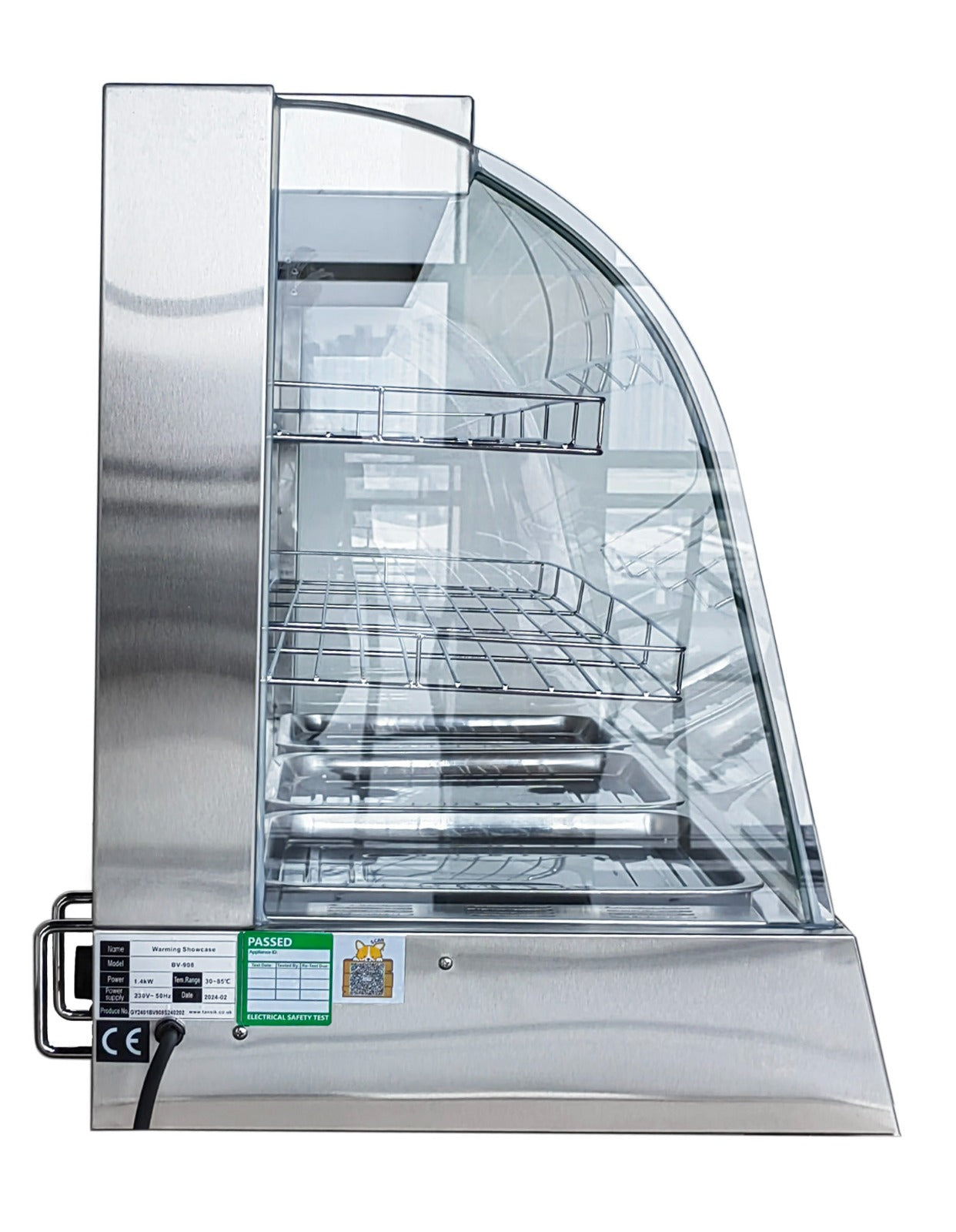 Super Size Commercial Countertop Heated Food Display Cabinet – Pie & Pastry Warmer