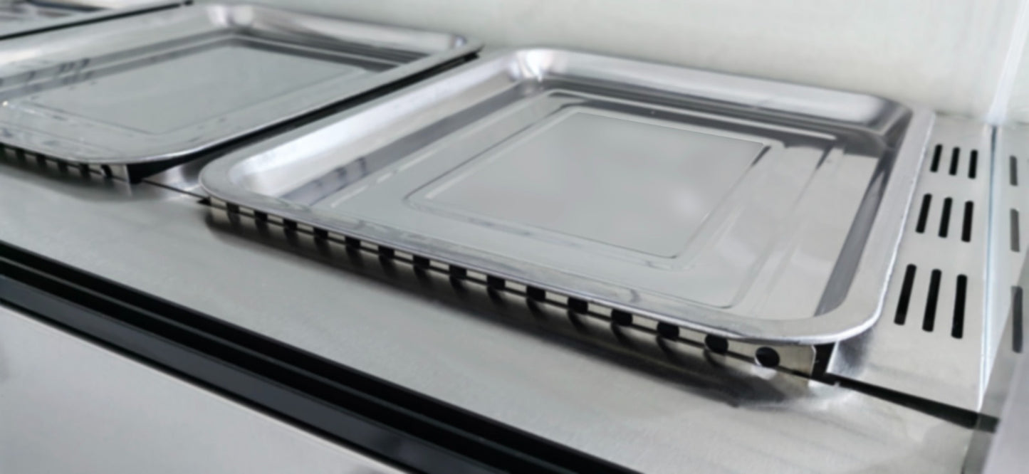 Super Size Commercial Countertop Heated Food Display Cabinet – Pie & Pastry Warmer