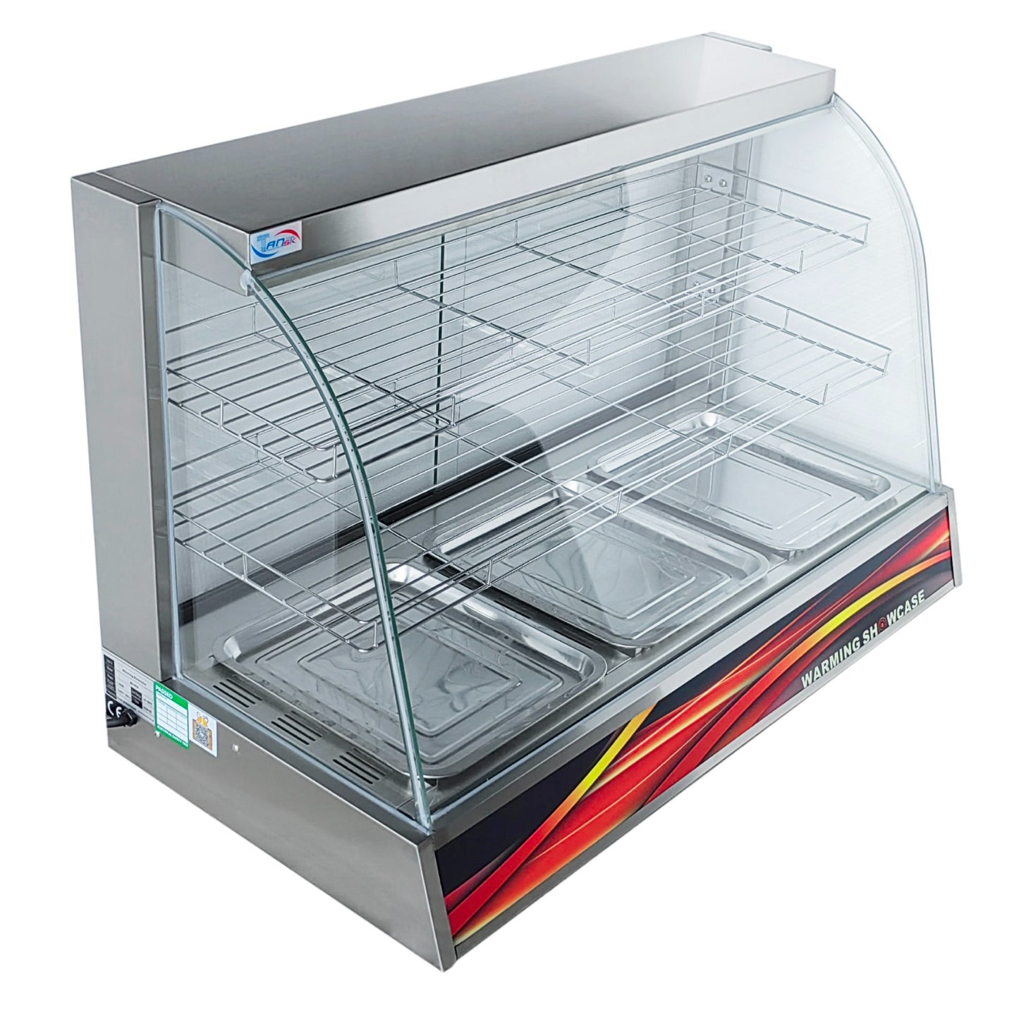 Super Size Commercial Countertop Heated Food Display Cabinet – Pie & Pastry Warmer