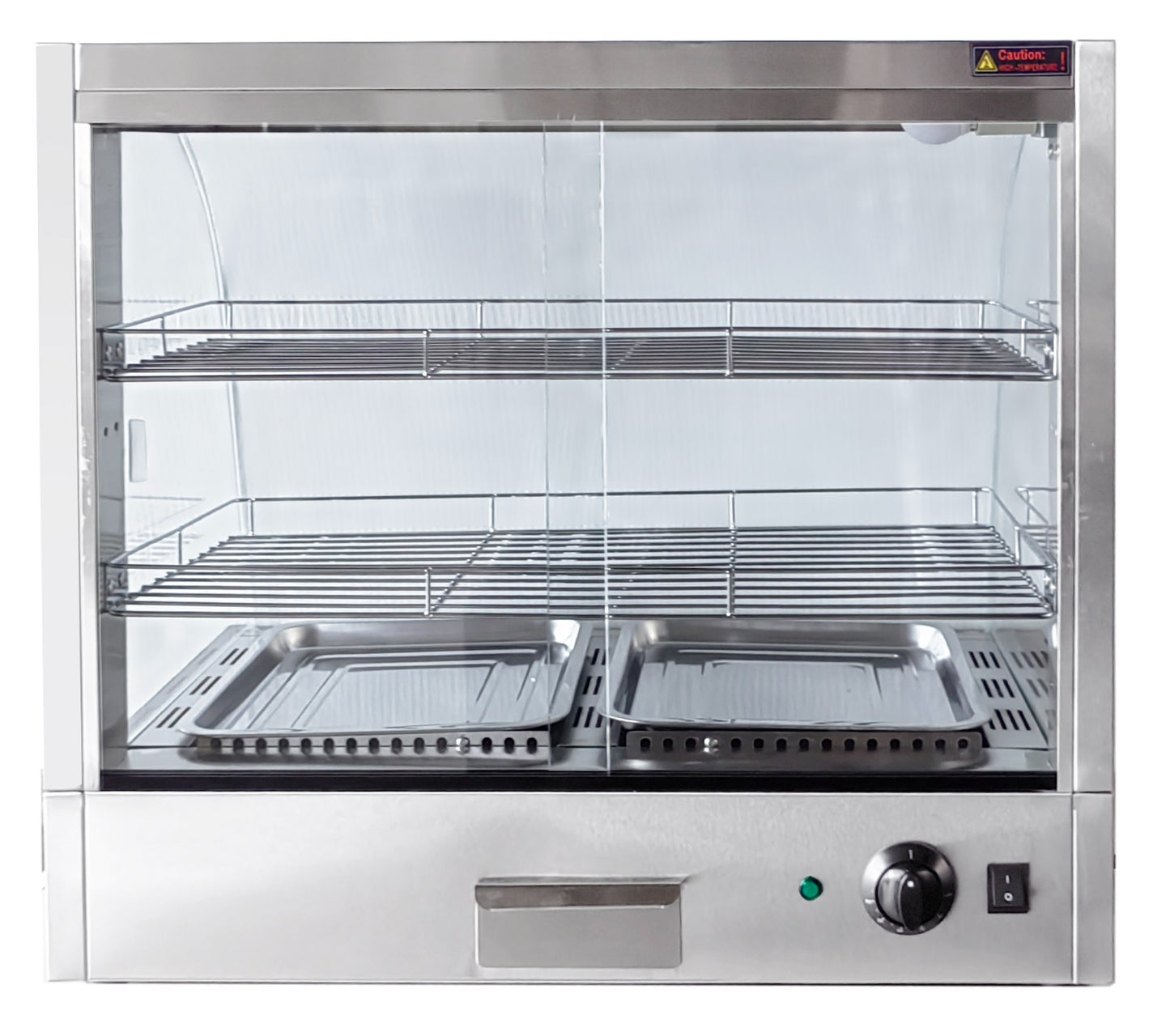 Commercial Stainless Steel Food Warmer Display Cabinet – Pastry Showcase